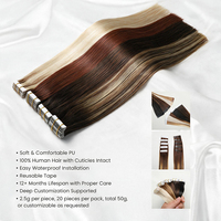 Extensions de cheveux indiens vierges Remy 100 % naturels, double trame, cuticules alignées, bruts, teints chimiquement – Meilleures ventes