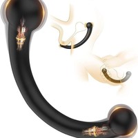 Nouveau masseur de prostate vibrant à double extrémité pour hommes, plug anal, vibrateur pour hommes