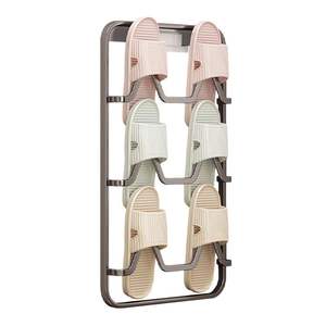 Estante para Pantuflas de Baño, Montado en la Pared, Sin Necesidad de Perforar, Rectangular, de Color Sólido, para Colgar Sobre la Puerta - Product Image 3