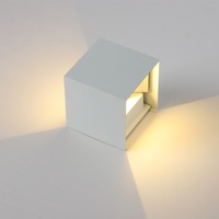 Lampes LED d'extérieur pour colonnes d'entrée d'hôtel, éclairage de porte double face, projecteurs muraux, étanches