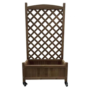 Macetas y <span class=keywords><strong>jardineras</strong></span> de madera <span class=keywords><strong>para</strong></span> jardín, soporte grande <span class=keywords><strong>para</strong></span> cama de flores <span class=keywords><strong>para</strong></span> exteriores - Product Image 2
