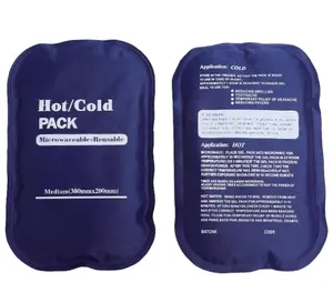 Custom medical reusable ice bag heat therapy wrap first aid instant hot cold gel pack
