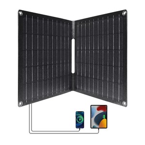Panneaux solaires 15w 6v 9v 12v, panneau <span class=keywords><strong>solaire</strong></span> pliable, mini <span class=keywords><strong>chargeur</strong></span> <span class=keywords><strong>solaire</strong></span> portable pour téléphone avec port USB-A Type-C pour utilisation en camping, en tente - Product Image 2