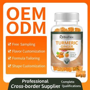 Gommes au curcuma Antioxydants naturels Suppléments de soutien immunitaire Santé Complément nutritionnel diététique - Product Image 4