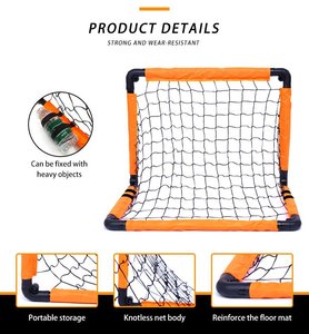 <span class=keywords><strong>But</strong></span> de football portable de haute qualité blanc/orange en PVC 60x45cm, sans installation requise, pour entraînement en extérieur - Product Image 5