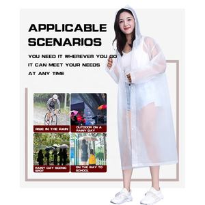 <span class=keywords><strong>Impermeable</strong></span> Multicolor Portátil, Chaqueta <span class=keywords><strong>Impermeable</strong></span> de Eva Reutilizable, Poncho para <span class=keywords><strong>Mujer</strong></span> - Product Image 2