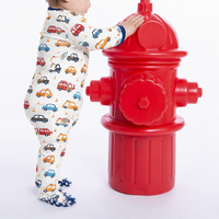 Grenouillère magnétique en coton biologique pour bébé pyjamas pour bébé vêtements de nouveau-né magnétiques à fermeture éclair écologiques et personnalisés dormeur magnétique