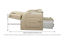 Chaise de spa pour les pieds professionnelle, chaise de massage électrique inclinable, chaise de manucure et pédicure avec bassin de bain pour les pieds amovible