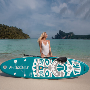 Tavola da Surf Paddle in PVC Unisex con accessori linfa per acque oceaniche SUP Surf Paddle Board per Surf in acqua - Product Image 3