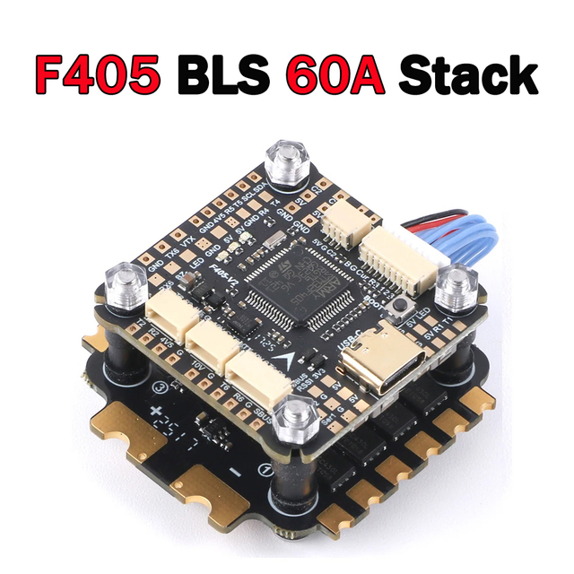 SoloGood F405 V2 BLS 60A Stack ICM42688P 4in1 ESC 30.5X30.5mm 3-6S for FPV Drones Flight Controller Stack