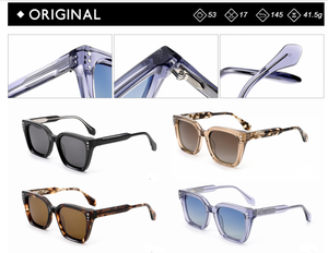 Nueva Llegada SA0489 Gafas de Sol Unisex de Acetato con Montura Completa, Protección UV400, para Adultos, OEM, Disponibles para Envío Inmediato - Product Image 5