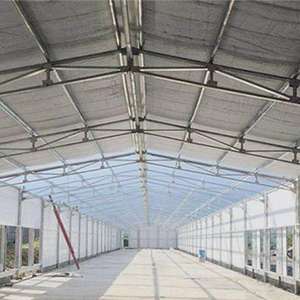 Bâtiment moderne en acier léger pour poulailler à usage industriel et commercial, abri de voiture avec panneaux sandwich - Product Image 4