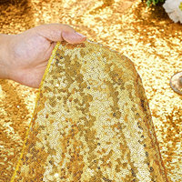 Nappe Ronde Scintillante Dorée à Paillettes Personnalisée pour Mariage, Fête, Banquet et Décoration d'Événements – Grande Vente