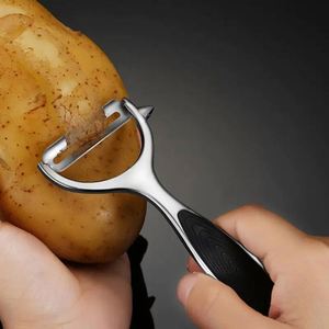 Custom Wholesale Stainless Steel Cutter Peeler Vegetable <b>Chopper</b> Chip Multi-Function <b>Salad</b> Fruit Kitchen Accessories - Product Image 4