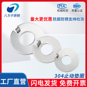 304 Stainless Steel Outer Tongue Locking Washer M3 M4 36 M42 M48 GB856 Anti Loosening Washer - Product Image 3