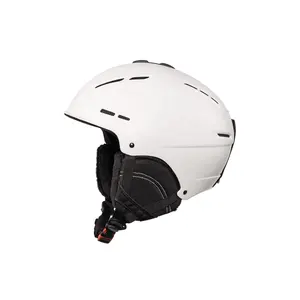 批发定制精美设计防风防护装备男装青年滑雪板雪儿童安全滑雪头盔电容