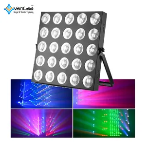 DJ 빛 DMX Control 25 pcs 10 W RGBW 4in1 빔 5x5 LED Matrix 무 기획 Stage Disco 빛