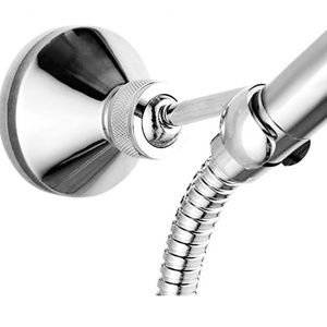 <b>Shower</b> Head Holders Copper <b>Shower</b> Holder Bracket 360 Degree Adjustable Wall Mount for Standard Handheld Showerhead and Hose - Product Image 1