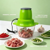 Mini robot culinaire électrique domestique en acier inoxydable avec 4 lames pour légumes et ail