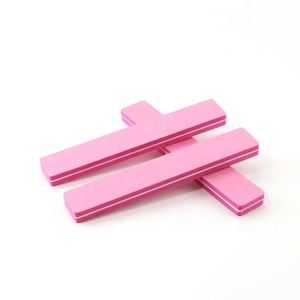 Hình chữ nhật vuông Nail Sponge tập tin đệm màu sắc hỗn hợp grey hồng tím xanh cam 80/100/120/150/180/240 Grit móng tay lớn tập tin - Product Image 5