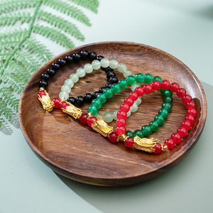 Rinhoo nuovo braccialetto elastico di perline creativo l'anno del braccialetto principale del Loong gioielli regalo del nuovo anno - Product Image 4