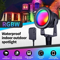 Smart LED Aluminium Rasen leuchte 10W APP Control RGBW Farbwechsel IP65 Wasserdicht High CRI 90 Outdoor Garten Landschaft Baum