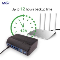 WGP OEM USB DC 31200mAh 5V 9V 12V Station de batterie en ligne Mini UPS PowerBank pour routeur Wifi Caméra de vidéosurveillance mobile Bandes lumineuses à LED