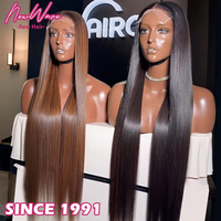 Peluca de Cabello Humano 100% Virgen Vietnamita con Cutícula Alineada, Lisa, con Frente de Encaje, Estilo Newwave, Cabello Crudo Vietnamita, Liso Extremo