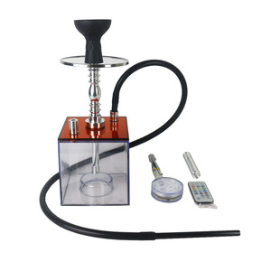 Cachimba Portátil de Alta Calidad con Acabado Lacado, Diseño Popular, Cachimba Completa, E-Shisha, <span class=keywords><strong>Wookah</strong></span>, Geek Shisha Bar - Product Image 4