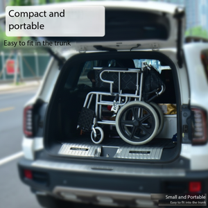 Fauteuil roulant médical manuel pliant de haute qualité pour les personnes handicapées et les personnes âgées - Product Image 1