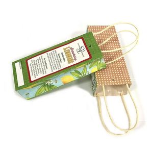 Custom Small Kraft Paper Twisted Handle Shopping Carrier Bag With Logo Printed Paper Bag - Product Image 6