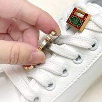 Boucles de lacets détachables en acrylique style chinois Serene Joy conformes aux normes UE/US, modèle A2-128, pour la vente en gros
