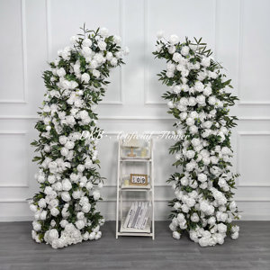Arreglo DE BODA Arco de flores artificiales Arreglo de arco de flores popular Arco floral de imitación para decoración de fiesta de boda - Product Image 1