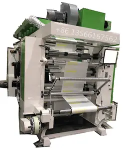 4-farbiger hochgeschwindigkeits-flexografer-drucker halbautomatische neue flexo-druckmaschine für etikett- und papierdruck