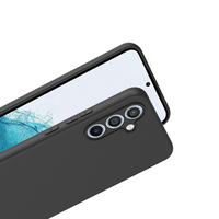 Coque de téléphone en TPU souple noir mat pour Samsung Galaxy A24 A34 A54 5G A14 A04E A13 A03 housse de téléphone portable avec protecteur d'appareil photo.