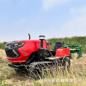 Farm <b>Cultivator</b> 50 60 Hp Gasoline Engine Multifunctional Red With Sprayer Attachment For Field Work - Product Image 1