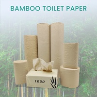 Papier toilette jetable en pulpe de bambou ultra doux, gaufré, 100 % biodégradable, biologique, respirant, doux pour la peau et à faible coût