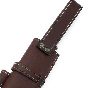 Custom Multi-Function <b>Kitchen</b> Chef Knife For Sale Hunting Knife Leather Cover with Customizable Design - Product Image 5