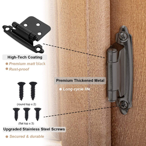 บานพับ<span class=keywords><strong>ขนาด</strong></span><span class=keywords><strong>เล็ก</strong></span>ทำจากเหล็กเคลือบเงานิกเกิลใช้สำหรับตู้ไม้กล่องประตูสำหรับห้องนั่งเล่น - Product Image 6