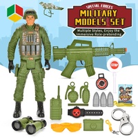 Juguete de rol QS Toy Boy, armas del ejército SWAT, pistola de camuflaje, juego de rol, soldado militar, juguete de simulación de policía