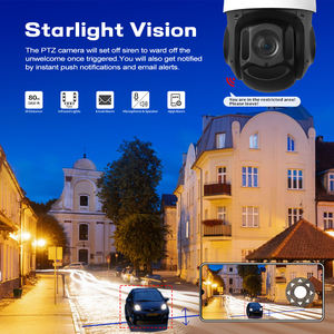 Controle de visão remota Microfone embutido AI Detecção humana Áudio ColorVu Waterproof o exterior 5MP Câmera de rede IP de segurança - Product Image 4