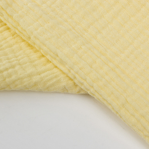 ผ้ามัสลินเนื้อเครปเนื้อนุ่ม 2 ชั้น สีพื้น ผ้าฝ้าย 100% สำหรับเด็ก - Product Image 2