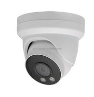 Demi-Métal Globe Oculaire Tourelle Nuit Vision Lumière Chaude Couleur Vidéo IP Extérieure 66 5mp Extender PoE IP Caméra