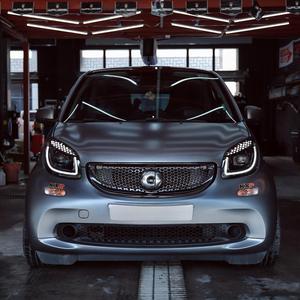 ชุดไฟหน้า LED Daytime Running Lights สำหรับ Smart 453 กำลังไฟ 45W 12V เลนส์แบบ Dual-Light ไฟหน้า LED 12V สำหรับ Smart 453 LED Daytime - Product Image 2