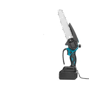 Scie à chaîne électrique sans fil de 6 pouces, scie électrique portable à une main, scie à bois alimentée par batterie Outils électriques de jardinage - Product Image 2