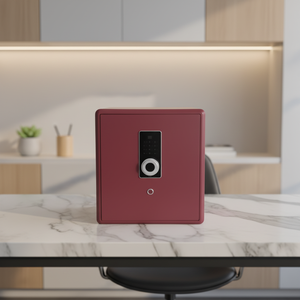 Coffres-forts de sécurité électroniques numériques à code biométrique par empreinte digitale en acier de luxe pour la maison, le bureau et l'hôtel, hauteur 450 mm - Product Image 1