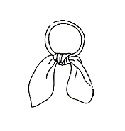 Écharpe en soie personnalisée avec nœud papillon, chouchous avec bandeau élastique, bandeau extensible, élastique à <span class=keywords><strong>cheveux</strong></span> pour filles - Product Image 4