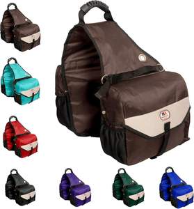 Free sample Saddle Bag Gear <b>Carrier</b> Saddle Bag Pannier Bag With Pocket for Water <b>Bottle</b> Camera Cell Phone, Black, Brown - Product Image 4