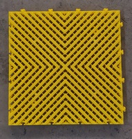 Dalles de garage modulaires 3D pour atelier de lavage de voitures, en plastique épais, colorées, antidérapantes, ventilées, à emboîtement, robustes, pour le detailing