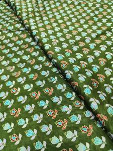 Tissu tissé élégant en soie brute légère, séchage rapide, respirant, texture douce et lisse, motifs géométriques abstraits floraux, pour textile de maison - Product Image 4